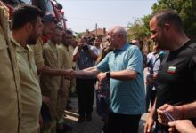 بلغاريا تشكر تركيا على مساعدتها في إخماد حرائق