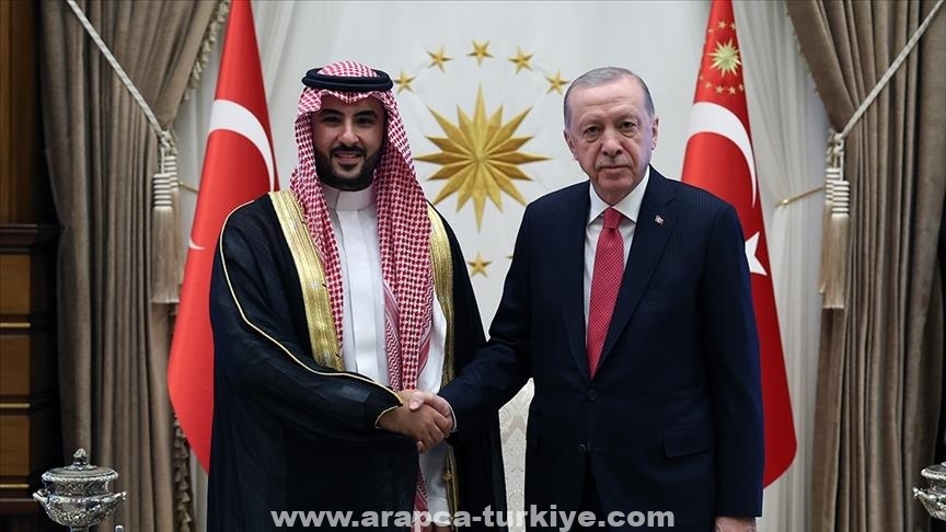 أنقرة.. الرئيس أردوغان يستقبل وزير الدفاع السعودي